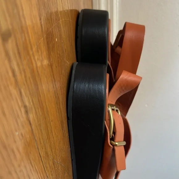 Orange Charlotte Stone Anto Sandals size 8 - Picture 4 of 4